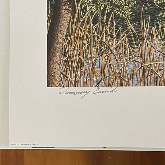 Unframed Dempsey Essick painting print - Picture 2 of 4